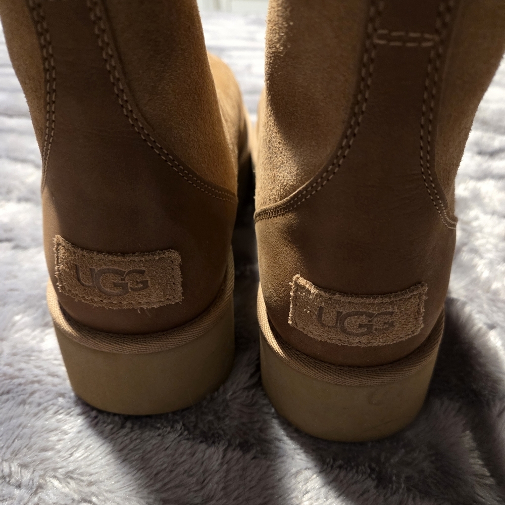 UGG Australia Womens Alina Mini Platform Ankle Boots Sz 9 - Picture 3 of 5